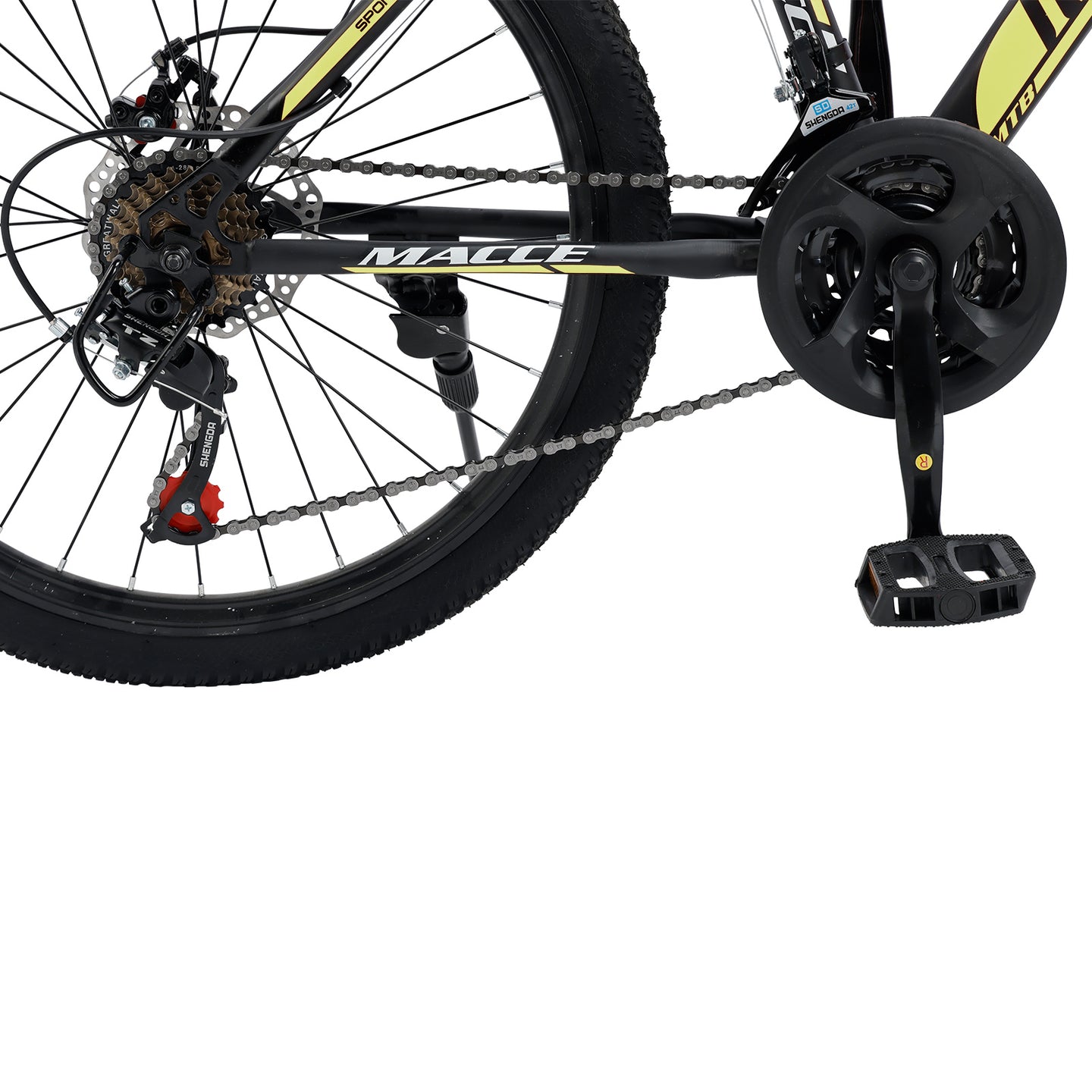 26 inch 24-Speed Mountain Bike with Suspension & Dual Disc Brakes
