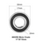 2pcs Electric Scooter Front Wheel ball Bearings For Ninebot MAX G30 G30D