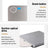 Slot-In USB 3.0 External Blu-Ray Burner, Slim BD/DVD/CD Writer & 3D Player for Mac & PC (Silver)