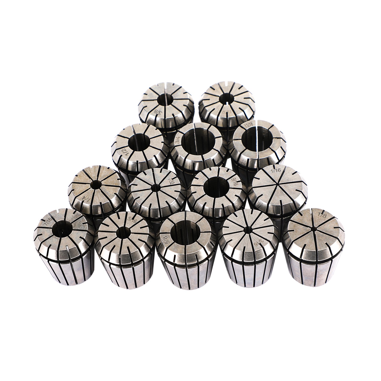14Pcs ER32 Spring Collet 1/16-3/4" For CNC Milling Lathe Tool Engraving Machine
