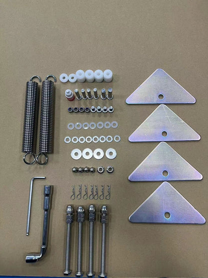 Electric Folding Attic Ladder, 13-Step for up to 11.8ft Ceilings, Fits 35" x 27.5" Opening, 500 lbs Capacity (Black)