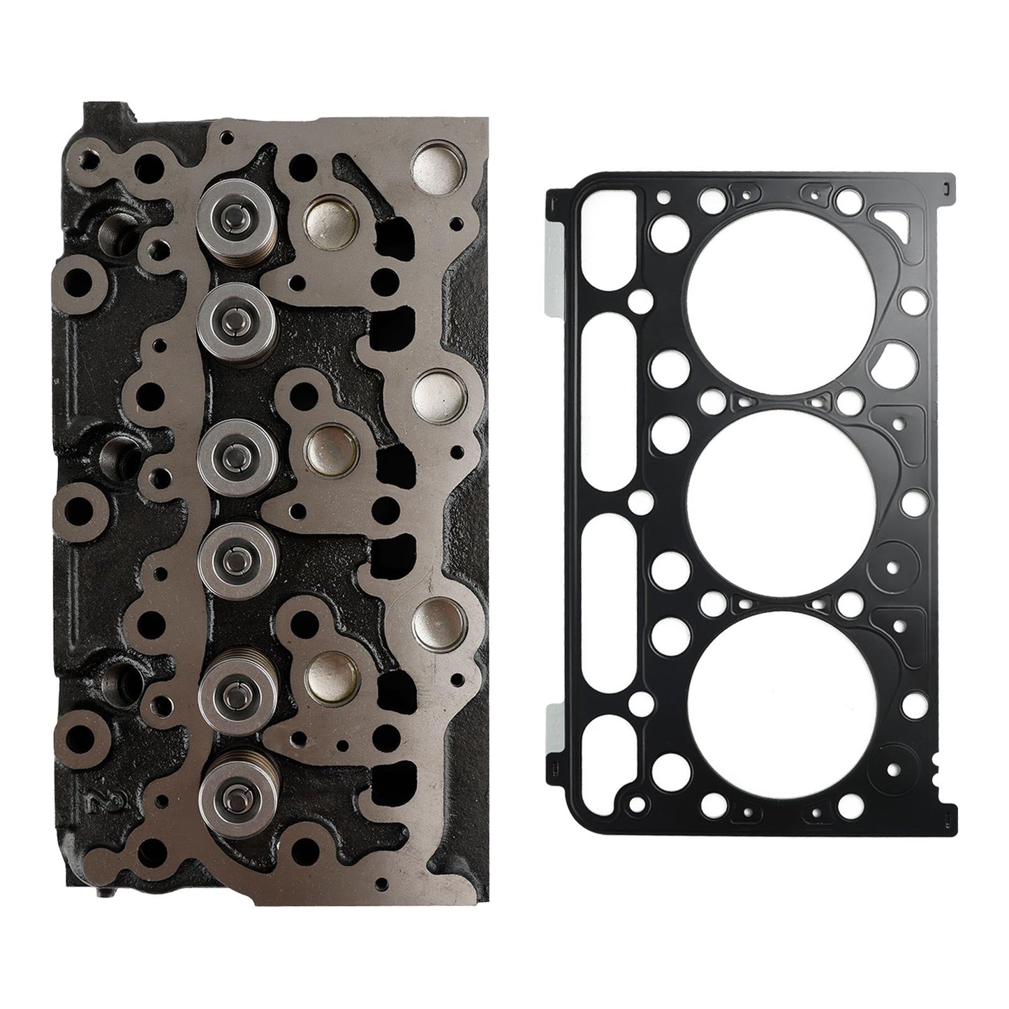 Complete Engine Cylinder Head Assembly for Kubota D1703 Engine – Fits Bobcat 238 325 Excavator