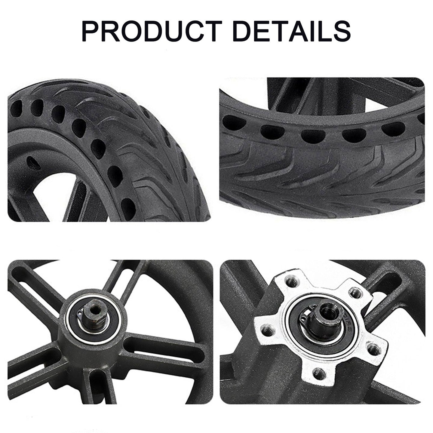 8.5 inch Honeycomb Runflat Rear Wheel+Hub+Disc Brake M365 PRO/PRO2 (Copy)