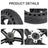 8.5 inch Honeycomb Runflat Rear Wheel+Hub+Disc Brake M365 PRO/PRO2 (Copy)