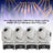 4 Pcs Moving Head 120W 8Gobo Stage Lighting RGBW LED DJ DMX Beam Bar Party Light