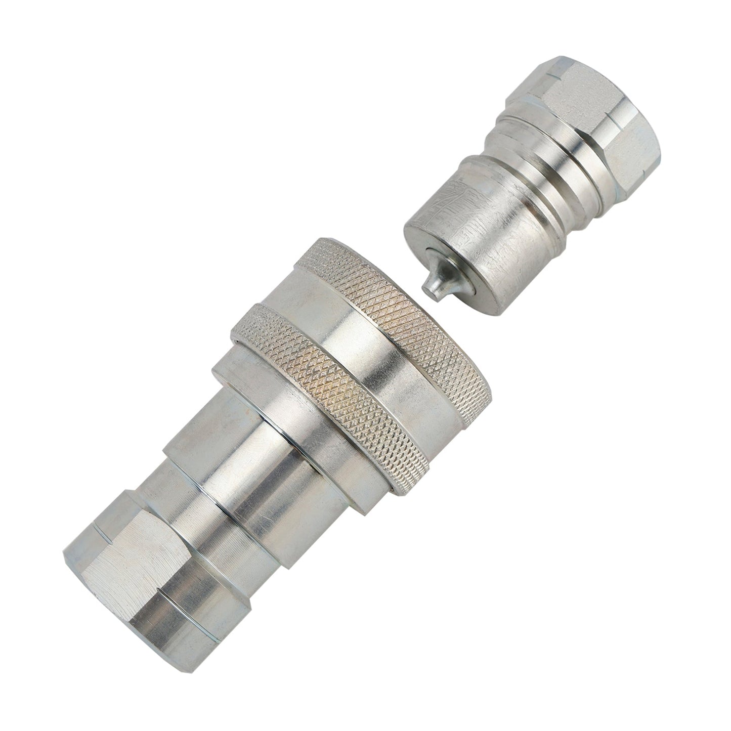 3/4" NPT Hydraulic Quick Connect Coupler ISO B 7241 Male & Female