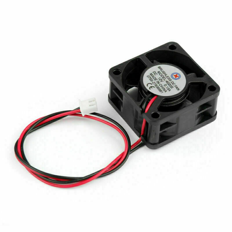 12V Brushless DC EF Cooler 0.13A Ventilator 4020s Pin 40x40x20mm 2 Gehäuselüfter