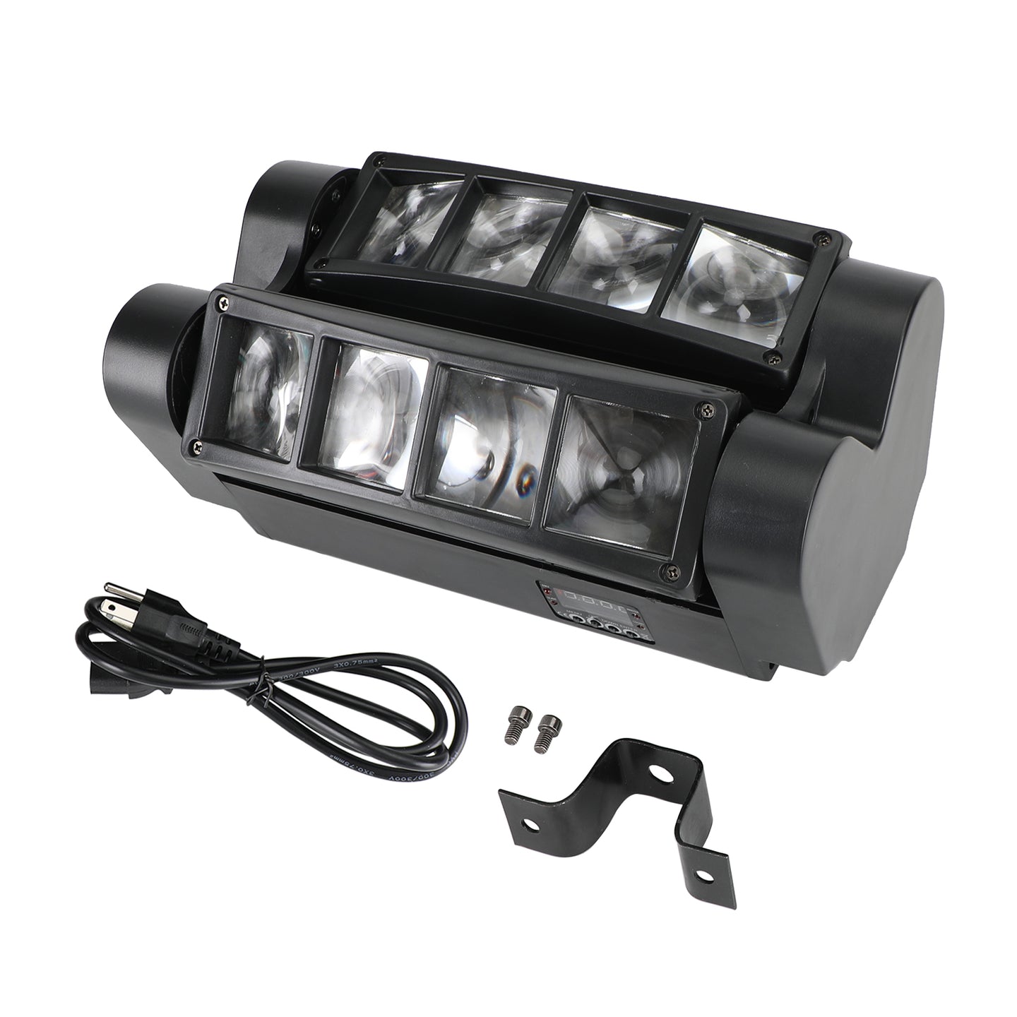 80W RGBW LED Spider Moving Head Stage Light – 8 LED, DMX for DJ, Disco, Party & Stage