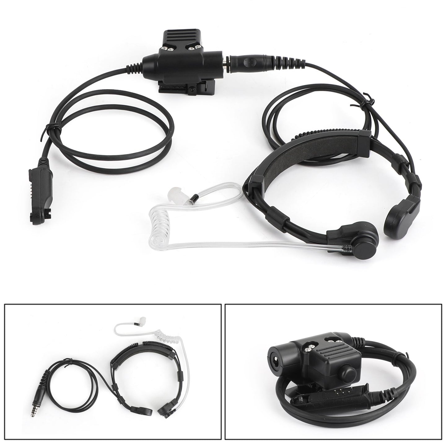 Throat Mic Microphone Headset Fit for BaoFeng BF-A58 BF9700 BF-S56 BF-UV9R