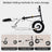 White 12 inch Commuter Scooter with Dual Brakes & Grip Deck (Copy)