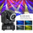 100W LED Moving Head Spot Light with Gobo & Color Wheels (7+7), DMX 10/12CH for DJ Stage Lighting