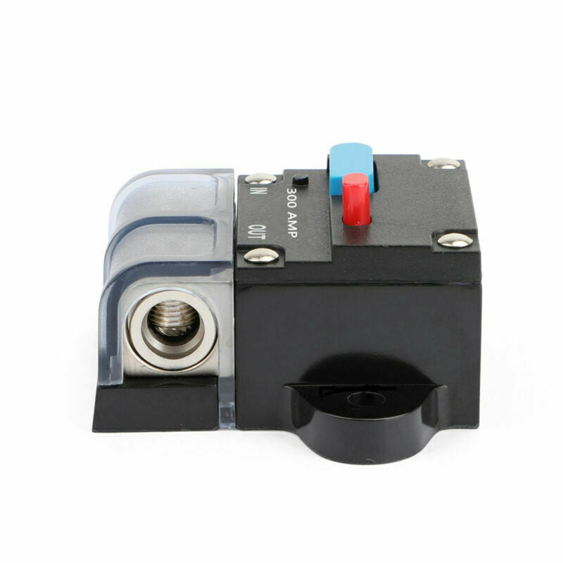 AMP Marine Insurance Car Circuit Fuse Audio Automatic Block 300A Reset Breaker
