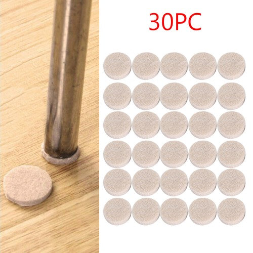 Furniture Table Chair Leg Non-Slip Self-Adhesive Floor Protector EVA Sticky Pads, 20mm / 48pads