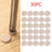Furniture Table Chair Leg Non-Slip Self-Adhesive Floor Protector EVA Sticky Pads, 20mm / 48pads