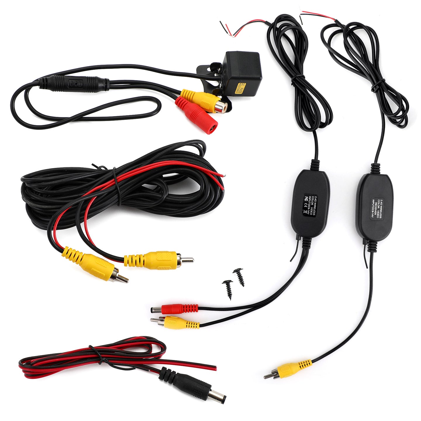 Wireless 12Led Dynamic Trajectory Parking Line Reverse Backup Camera Night View
