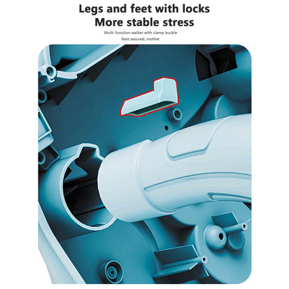 Baby Walker Sit and Stand Push Learning Toys Speed Adjustable Musical Activity Center with water tank for 6 Month and up