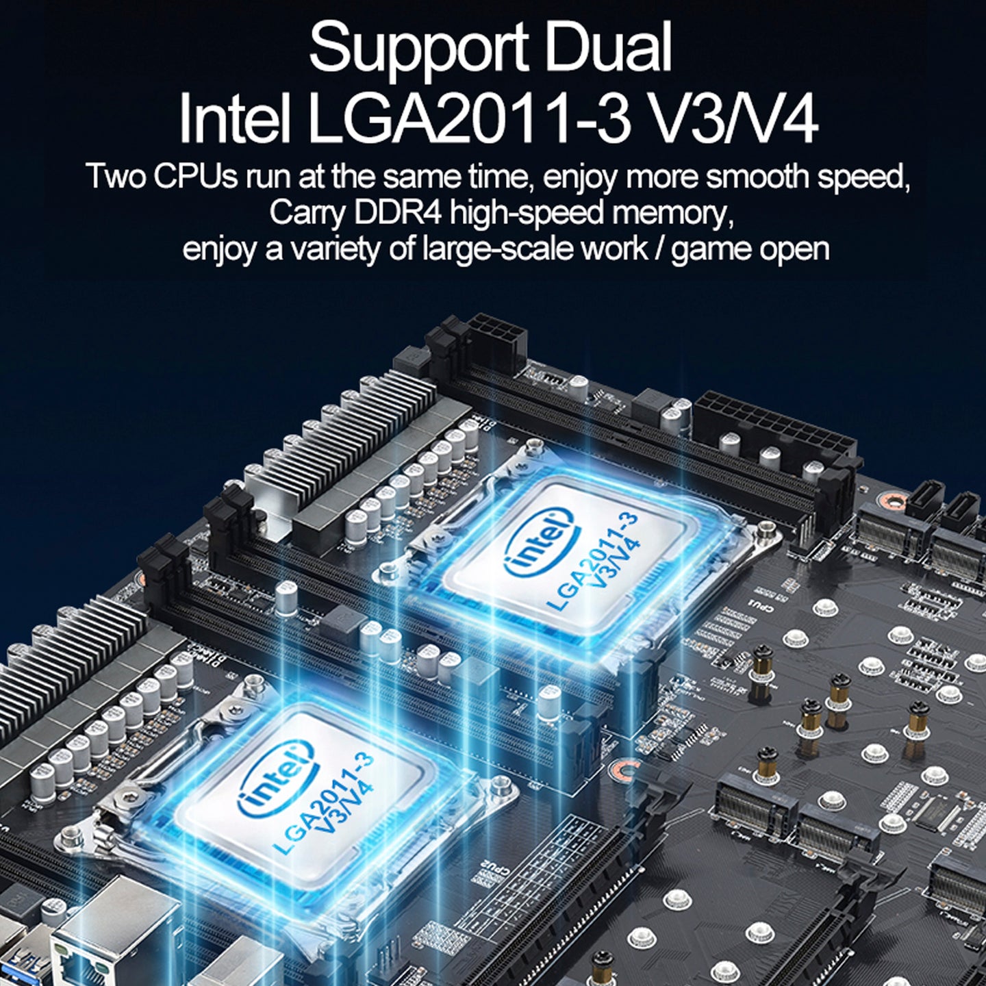 X99 Dual-Channel Motherboard PRO Desktop Computer Motherboard LGA2011-3 V3/V4