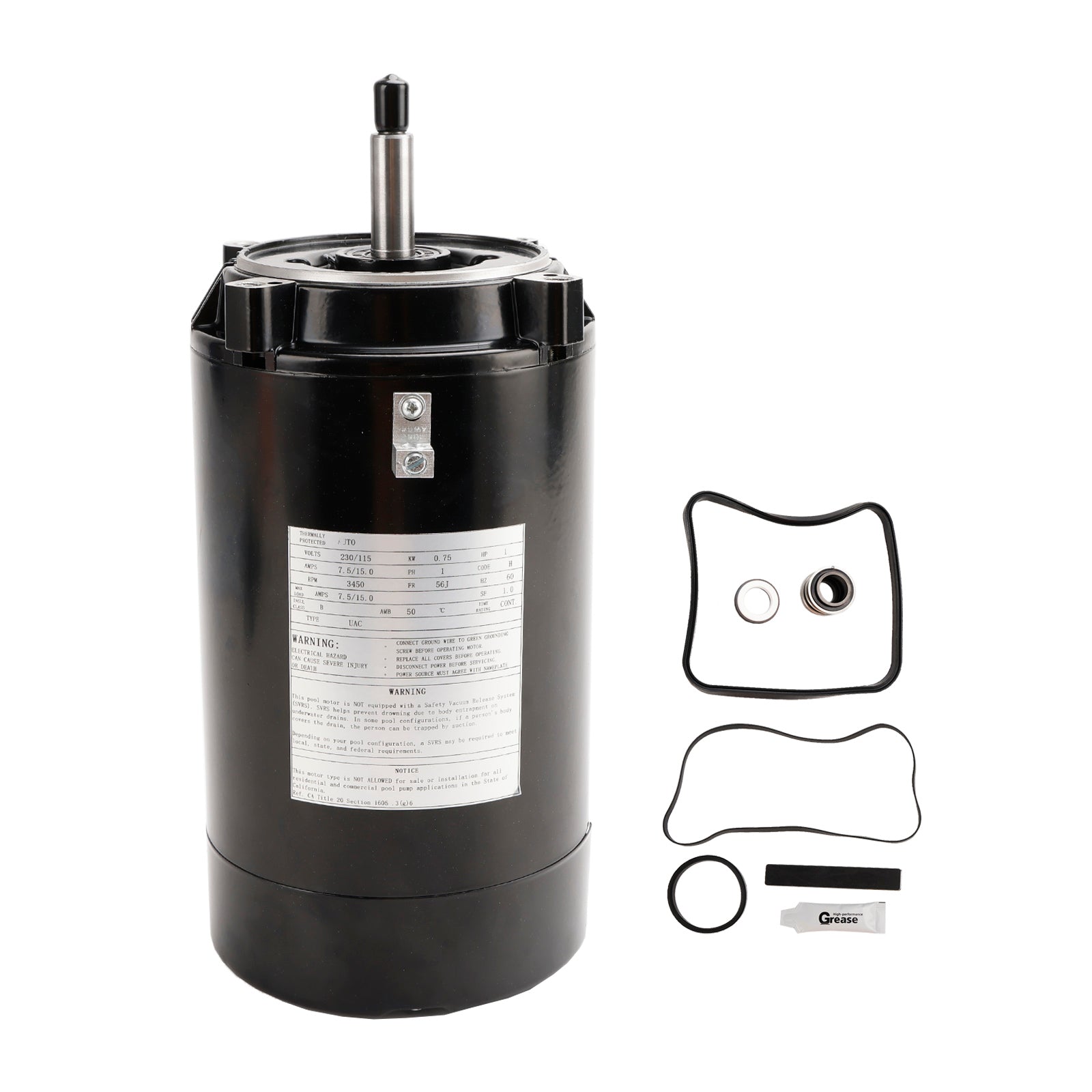 UST1102 1.0 HP Pool Pump Motor Replacement for Hayward Super Pump & Max Flow