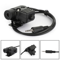 1x PTT Interphone Push-To-Talk for Yaesu VX-6R VX-7R VXA-300 FT-270 VX-700