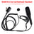 8268-614 Curved Earhook Headset For XPR6380 XiR P8260 DP3600 APX6000 GP328D
