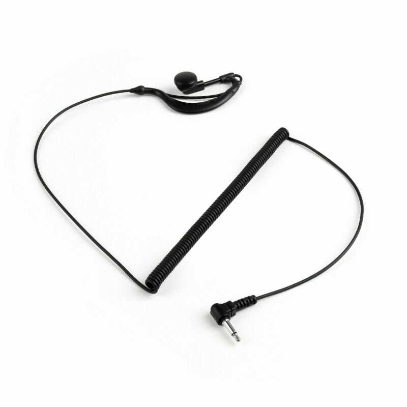 1Pcs 3.5mm Listen Only G Shape Earpiece Headset FITS Radio Speaker Mic