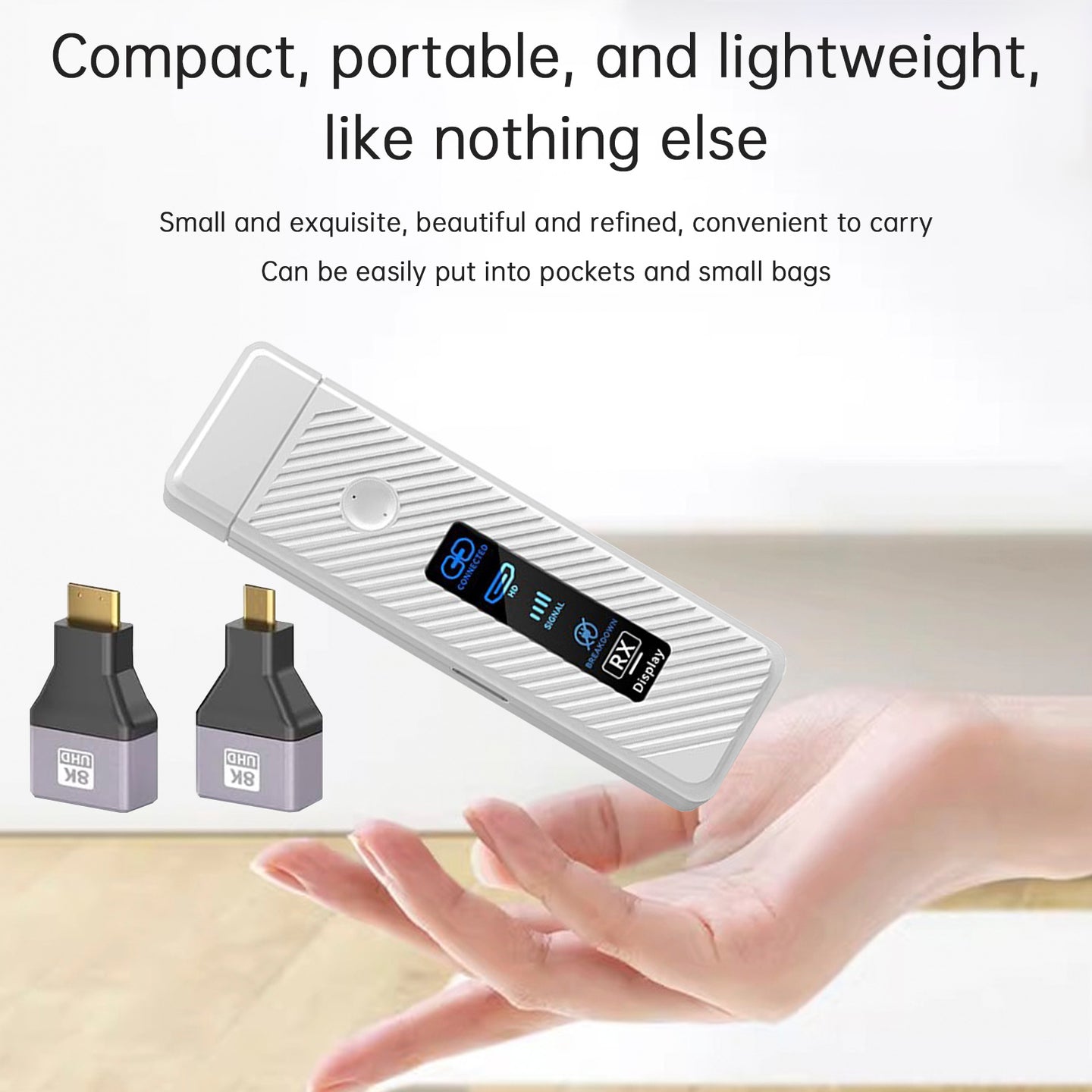 HDMI Wireless Screen Projector HD Video Transmitter Receiver Same Screen Device