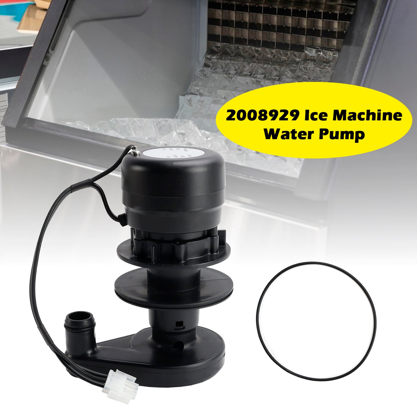 2008929 Ice Machine Water Pump 115V 6W, Replacement for Manitowoc Part # 8251129 & 2007679