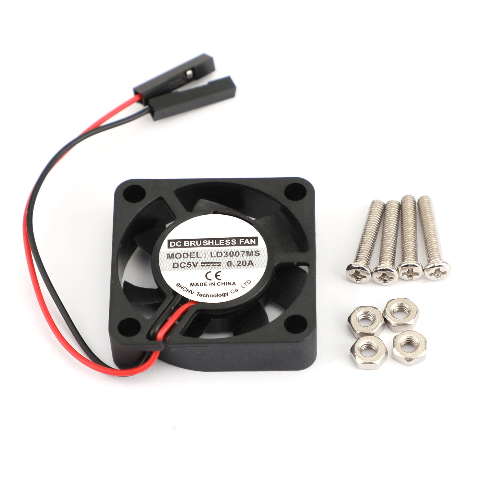 10x 2Pin 30MMx30MM 3007 5V Cooling Fan radiating For Raspberry Pi 2/3 Model B 4B