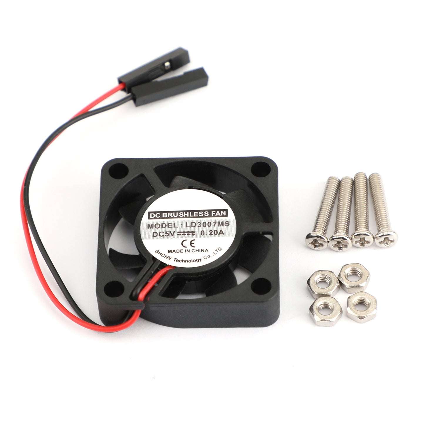 10x 2Pin 30MMx30MM 3007 5V Cooling Fan radiating For Raspberry Pi 2/3 Model B 4B