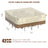 420D Square Waterproof Patio Furniture Cover for Outdoor Table and Chairs, 188*188*71cm