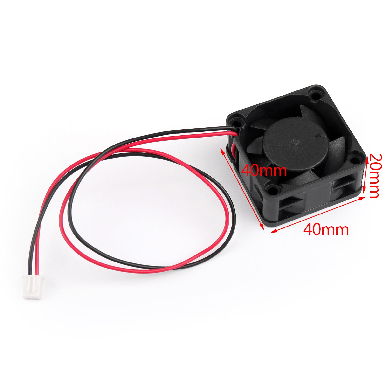 10PCS DC Brushless Cooling PC Computer Fan 12V 4020s 40x40x20mm 0.13A 2 Pin Wire