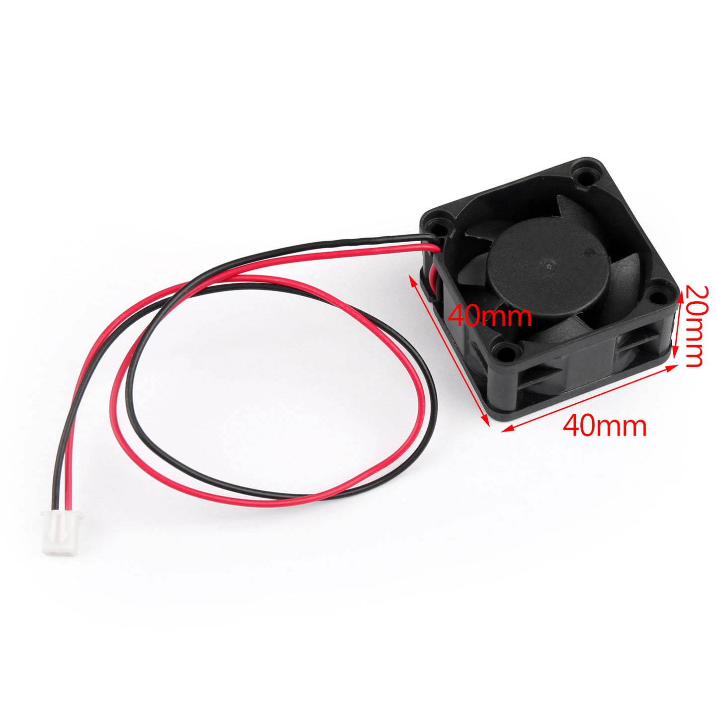 10PCS DC Brushless Cooling PC Computer Fan 12V 4020s 40x40x20mm 0.13A 2 Pin Wire