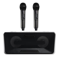Wireless Bluetooth Speaker – All-in-One Portable Karaoke System with Dual Microphones for Outdoor Use