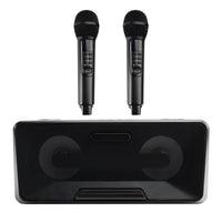 Wireless Bluetooth Speaker – All-in-One Portable Karaoke System with Dual Microphones for Outdoor Use