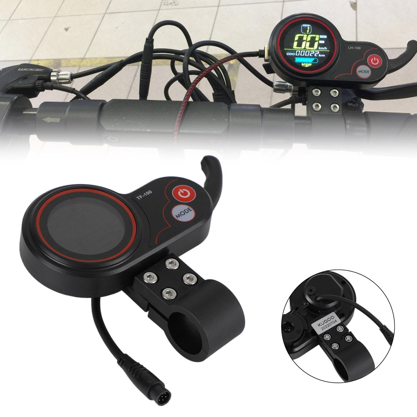 TF-100 48V 20A Display Speedometer for Kugoo m4/M4 Pro Scooter (Copy)