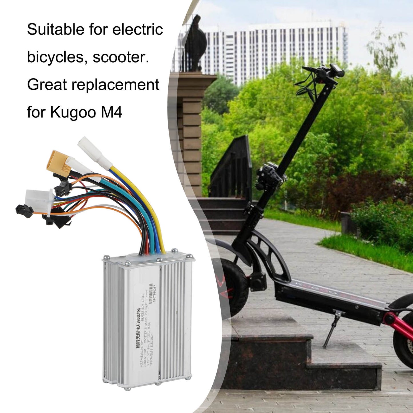 48V 20A Electric Scooter Motor Controller For 10inches Kugoo M4