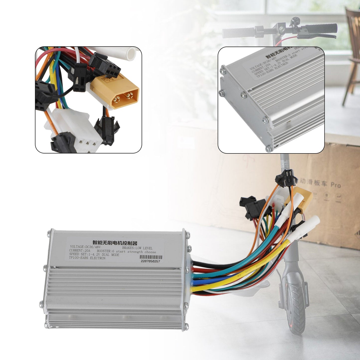 48V 20A Electric Scooter Motor Controller For 10inches Kugoo M4