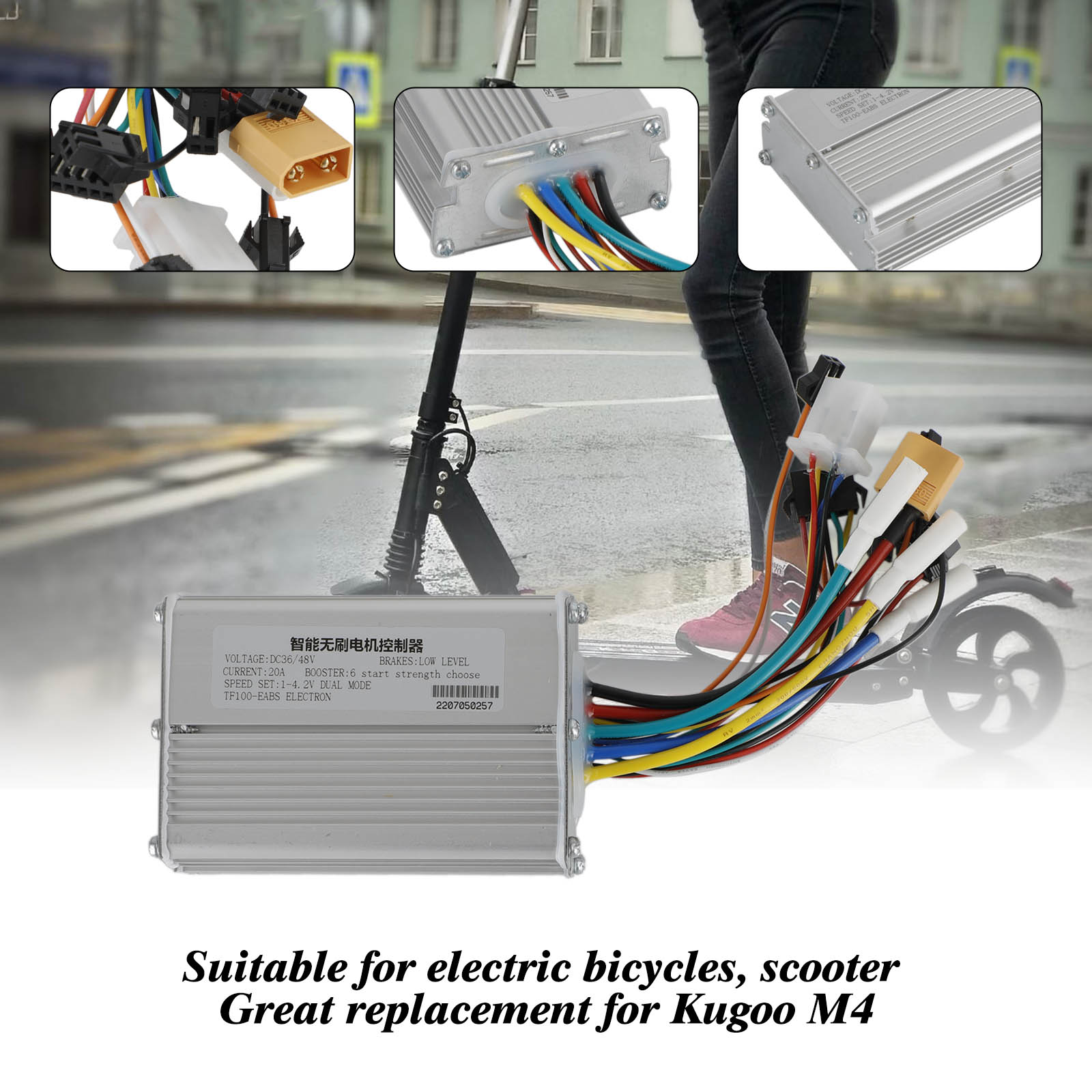 48V 20A Electric Scooter Motor Controller For 10inches Kugoo M4 (Copy)