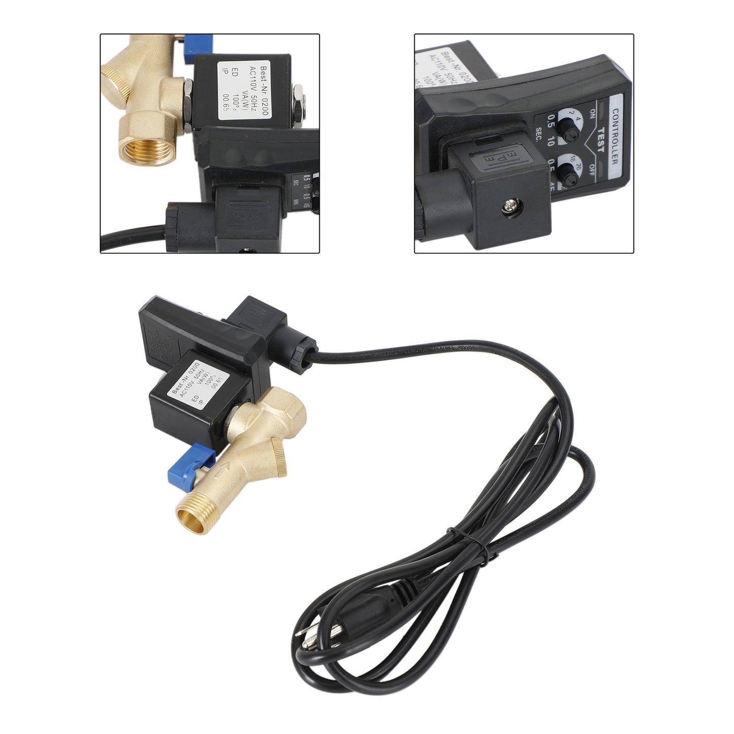 AC110V 1/2 Automatic Electronic Timed Air Compressor Auto Drain Valve