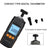 GM8906 Portable Digital Contact Motor Tachometer LCD Speedometer Tach RPM Tester