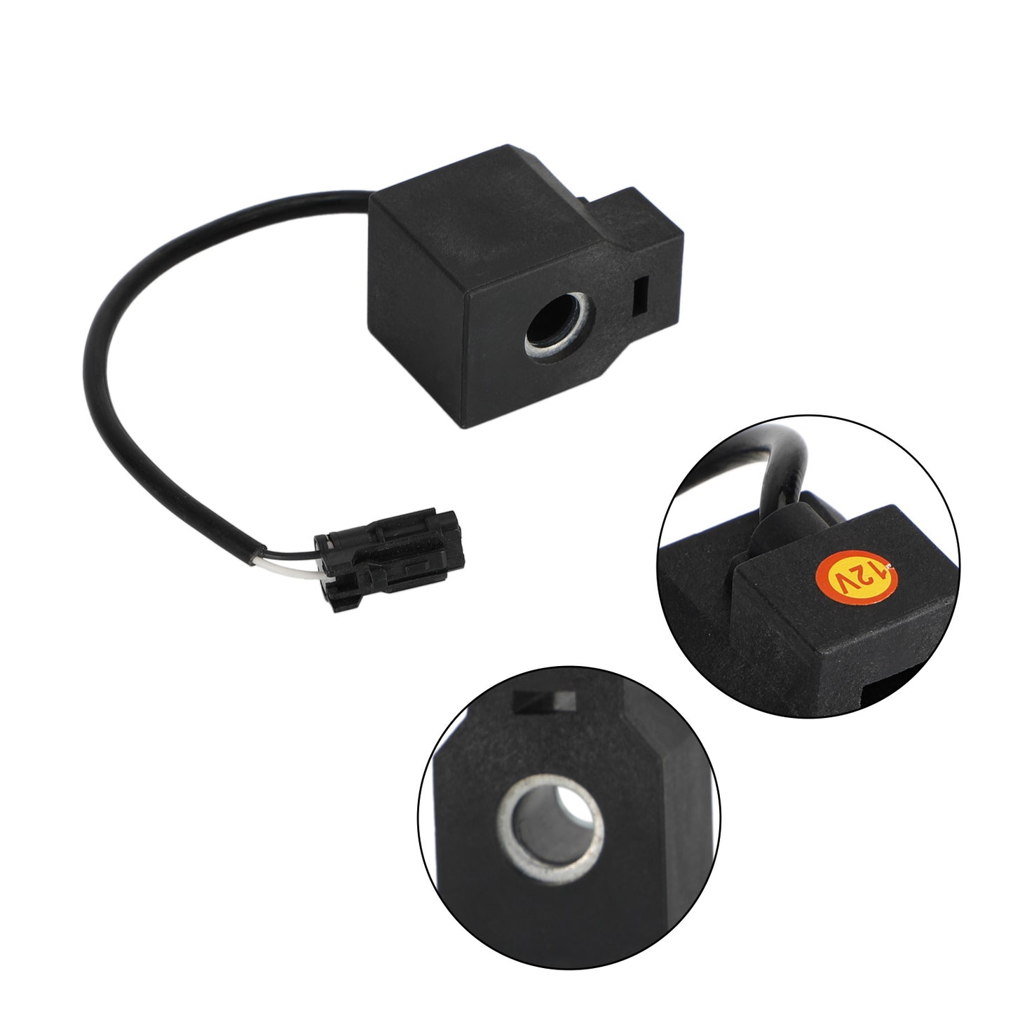1Pcs 12V Dc Solenoid Valve Coil Fits Hyundai R55 Excavator Diggers Parts