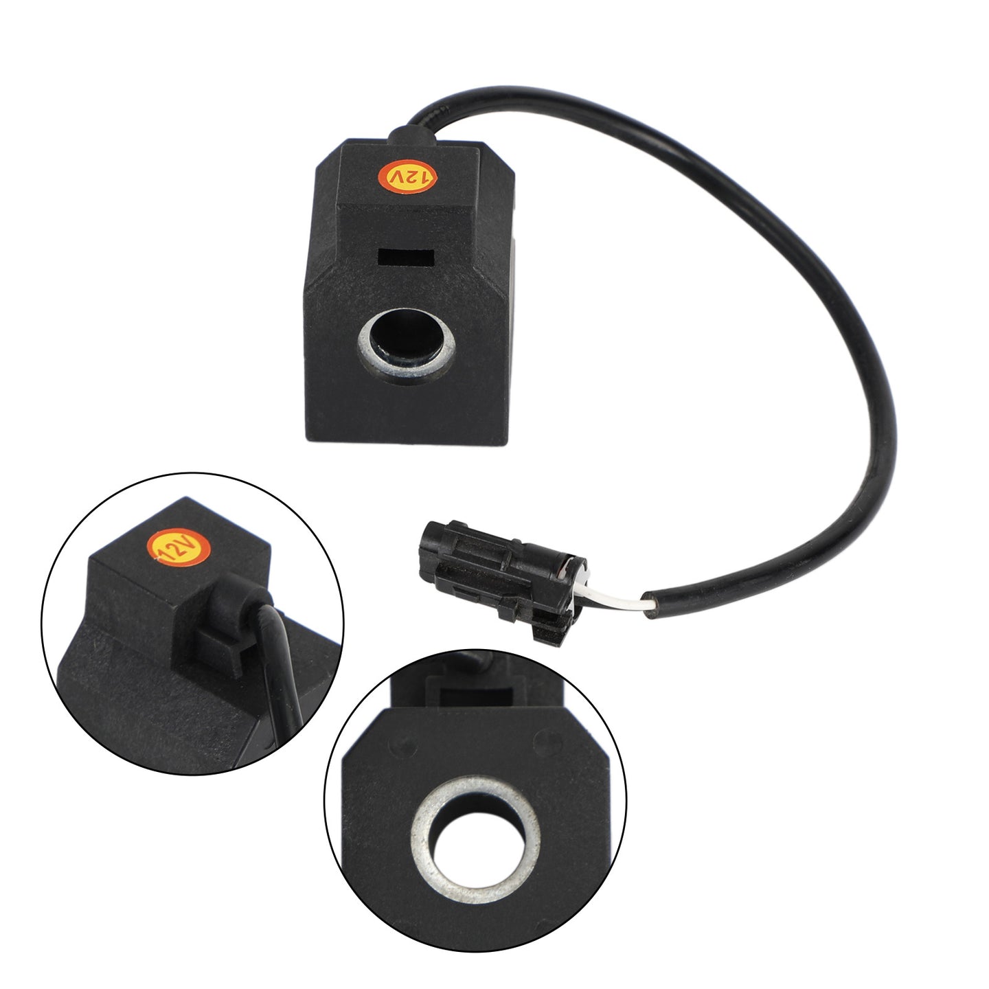 1Pcs 12V Dc Solenoid Valve Coil Fits Hyundai R55 Excavator Diggers Parts