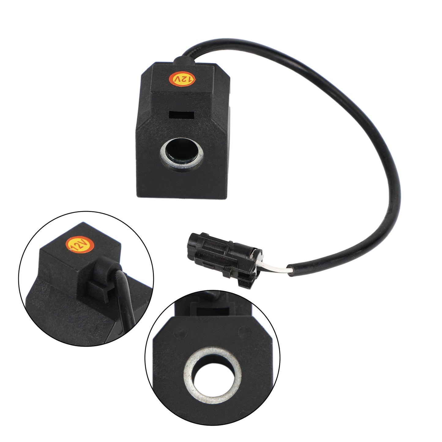 1Pcs 12V Dc Solenoid Valve Coil Fits Hyundai R55 Excavator Diggers Parts