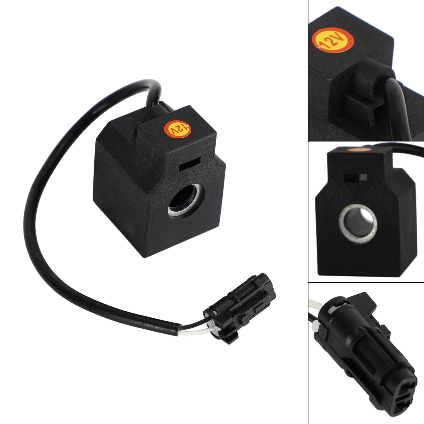 1Pcs 12V Dc Solenoid Valve Coil Fits Hyundai R55 Excavator Diggers Parts