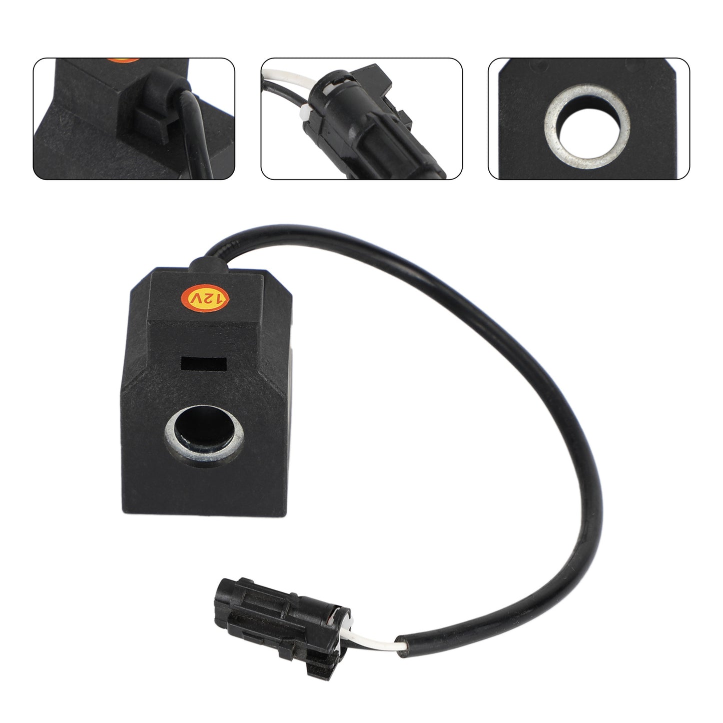 1Pcs 12V Dc Solenoid Valve Coil Fits Hyundai R55 Excavator Diggers Parts