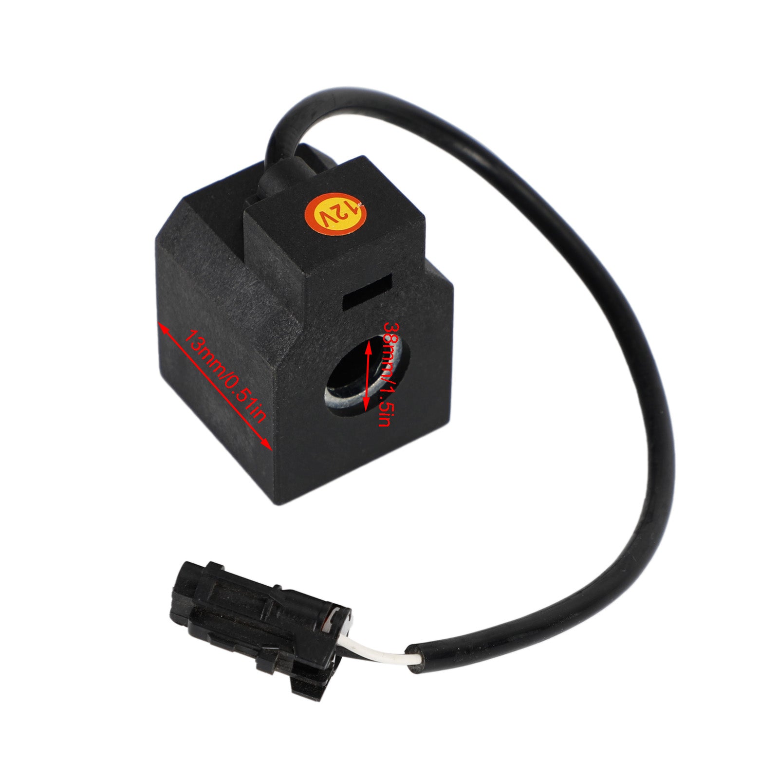 1Pcs 12V Dc Solenoid Valve Coil Fits Hyundai R55 Excavator Diggers Parts
