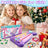 Friendship Bracelet Making Kit DIY Art Craft 6-12 Year Girl Birthday Gift Purple