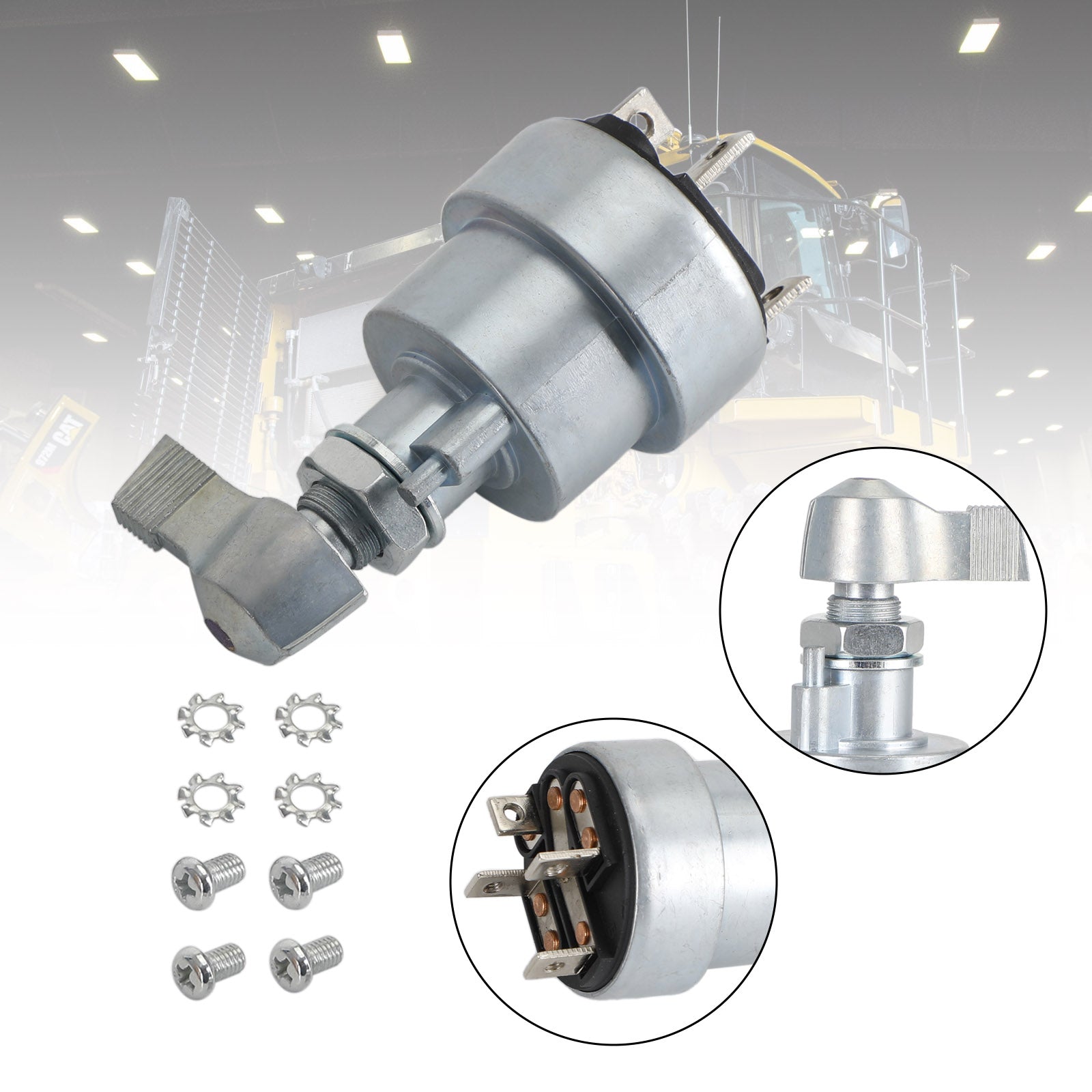 Ignition Switch Key 7N4160 9W-1077 Fits For Caterpillar CAT Wheel Loader