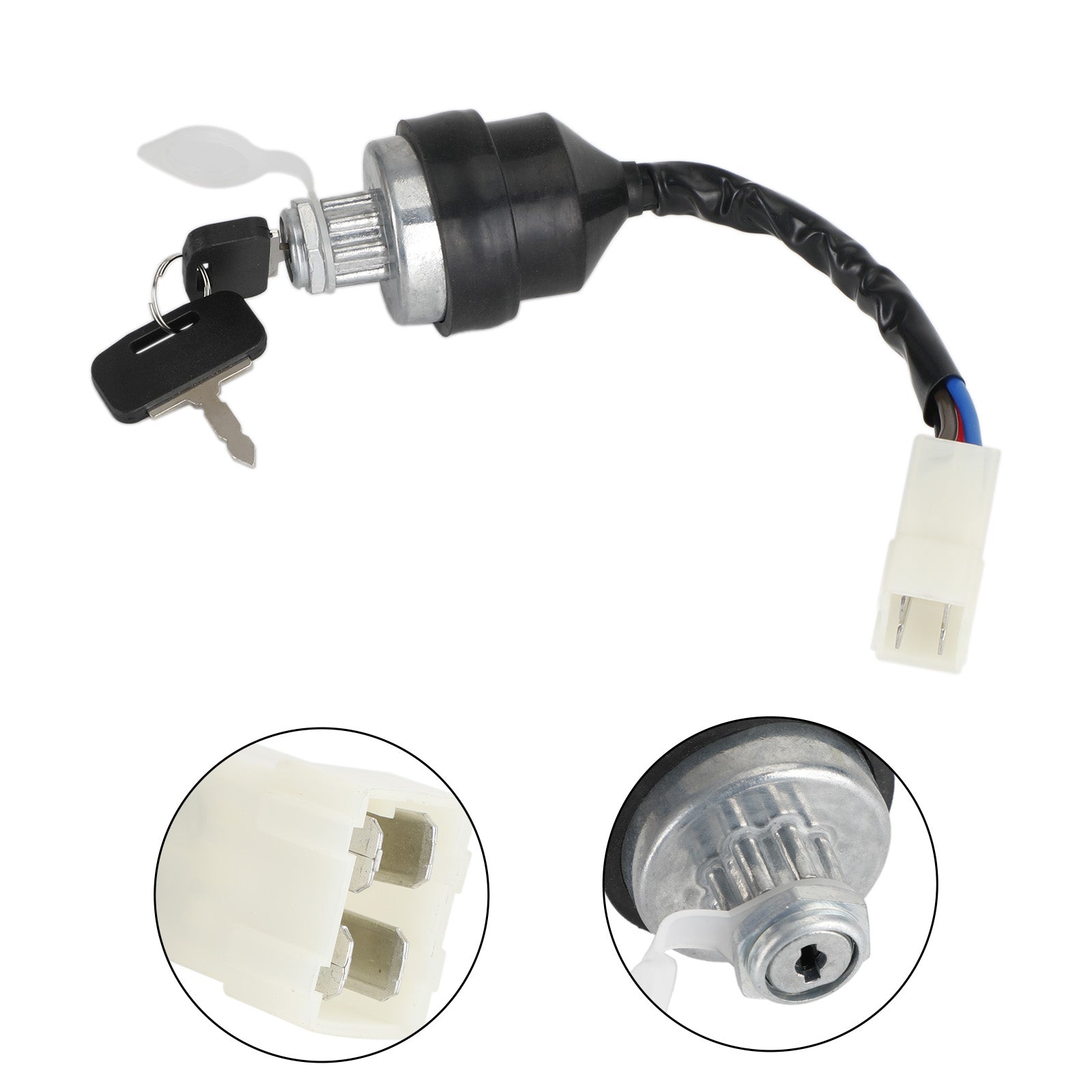 Ignition Switch W/2 Keys 3699692M92 Fits For Massy Ferguson Tractor Parts