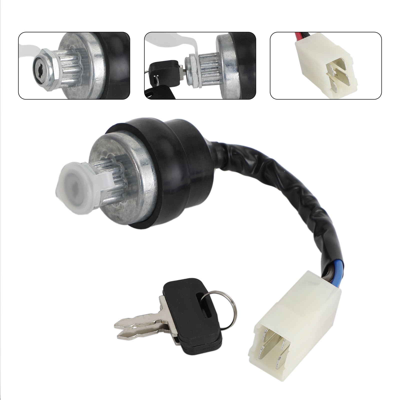 Ignition Switch W/2 Keys 3699692M92 Fits For Massy Ferguson Tractor Parts